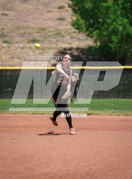 Thumbnail 1 in Round Mountain vs. Carlin (NIAA Class 1A State Playoff Game 4) photogallery.