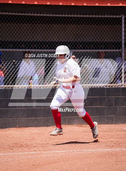 Thumbnail 2 in Round Mountain vs. Carlin (NIAA Class 1A State Playoff Game 4) photogallery.
