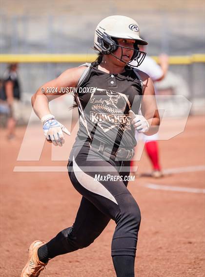 Thumbnail 1 in Round Mountain vs. Carlin (NIAA Class 1A State Playoff Game 4) photogallery.