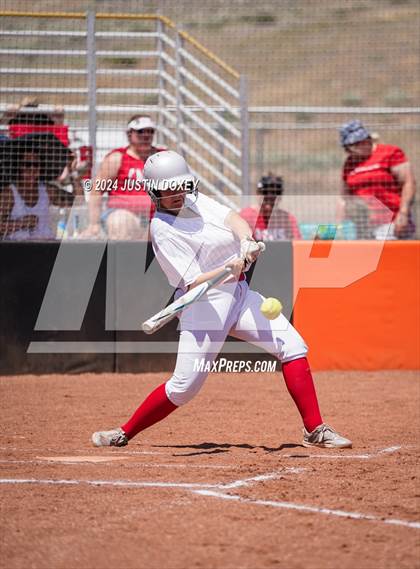Thumbnail 1 in Round Mountain vs. Carlin (NIAA Class 1A State Playoff Game 4) photogallery.