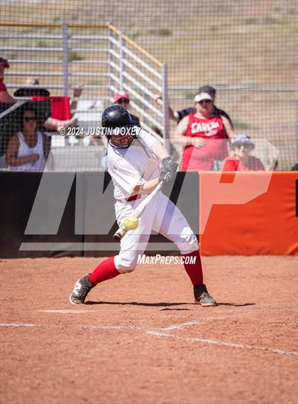 Thumbnail 1 in Round Mountain vs. Carlin (NIAA Class 1A State Playoff Game 4) photogallery.