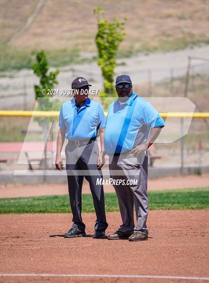Thumbnail 1 in Round Mountain vs. Carlin (NIAA Class 1A State Playoff Game 4) photogallery.