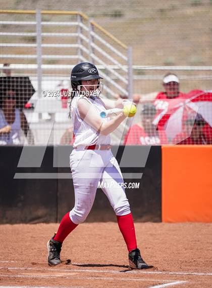 Thumbnail 3 in Round Mountain vs. Carlin (NIAA Class 1A State Playoff Game 4) photogallery.