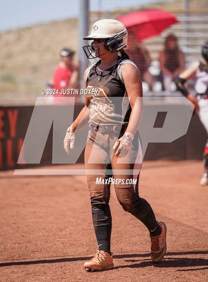 Thumbnail 3 in Round Mountain vs. Carlin (NIAA Class 1A State Playoff Game 4) photogallery.