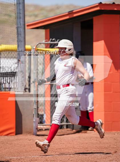Thumbnail 1 in Round Mountain vs. Carlin (NIAA Class 1A State Playoff Game 4) photogallery.
