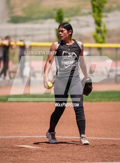 Thumbnail 3 in Round Mountain vs. Carlin (NIAA Class 1A State Playoff Game 4) photogallery.