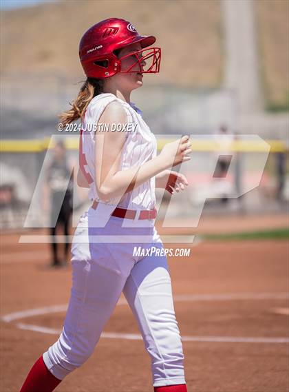 Thumbnail 2 in Round Mountain vs. Carlin (NIAA Class 1A State Playoff Game 4) photogallery.