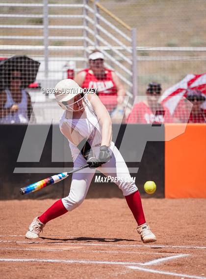 Thumbnail 2 in Round Mountain vs. Carlin (NIAA Class 1A State Playoff Game 4) photogallery.