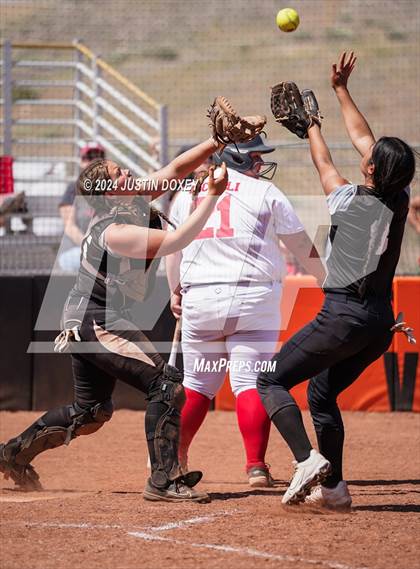Thumbnail 1 in Round Mountain vs. Carlin (NIAA Class 1A State Playoff Game 4) photogallery.