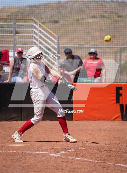 Thumbnail 1 in Round Mountain vs. Carlin (NIAA Class 1A State Playoff Game 4) photogallery.