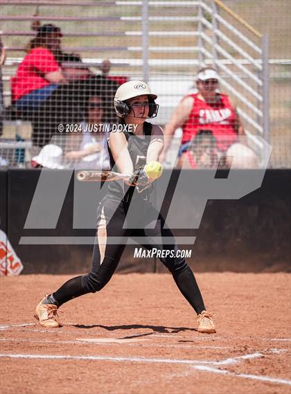 Thumbnail 1 in Round Mountain vs. Carlin (NIAA Class 1A State Playoff Game 4) photogallery.