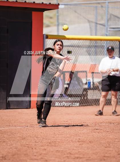 Thumbnail 3 in Round Mountain vs. Carlin (NIAA Class 1A State Playoff Game 4) photogallery.