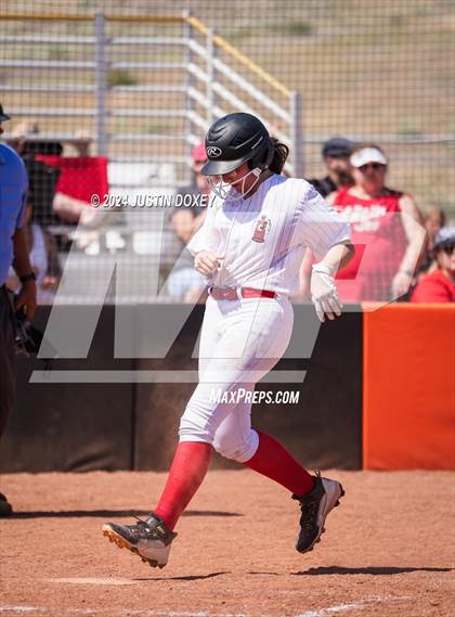 Thumbnail 3 in Round Mountain vs. Carlin (NIAA Class 1A State Playoff Game 4) photogallery.