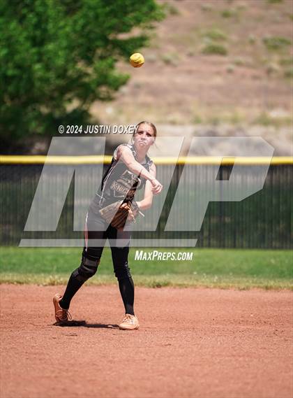 Thumbnail 1 in Round Mountain vs. Carlin (NIAA Class 1A State Playoff Game 4) photogallery.