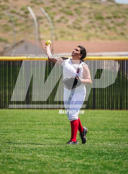 Thumbnail 1 in Round Mountain vs. Carlin (NIAA Class 1A State Playoff Game 4) photogallery.