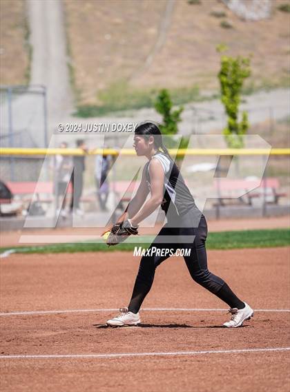 Thumbnail 2 in Round Mountain vs. Carlin (NIAA Class 1A State Playoff Game 4) photogallery.