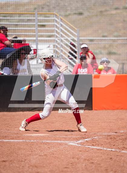 Thumbnail 2 in Round Mountain vs. Carlin (NIAA Class 1A State Playoff Game 4) photogallery.
