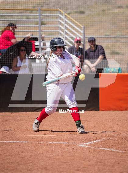 Thumbnail 2 in Round Mountain vs. Carlin (NIAA Class 1A State Playoff Game 4) photogallery.