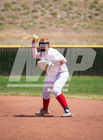 Thumbnail 3 in Round Mountain vs. Carlin (NIAA Class 1A State Playoff Game 4) photogallery.