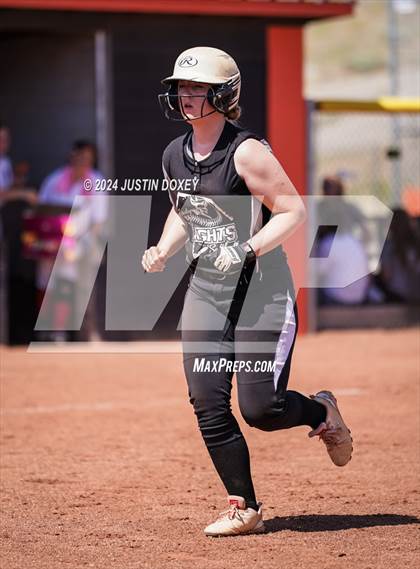 Thumbnail 2 in Round Mountain vs. Carlin (NIAA Class 1A State Playoff Game 4) photogallery.