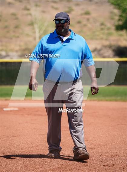Thumbnail 2 in Round Mountain vs. Carlin (NIAA Class 1A State Playoff Game 4) photogallery.