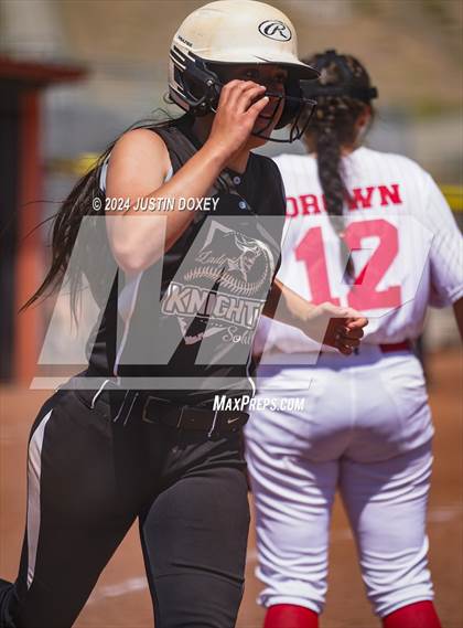Thumbnail 2 in Round Mountain vs. Carlin (NIAA Class 1A State Playoff Game 4) photogallery.