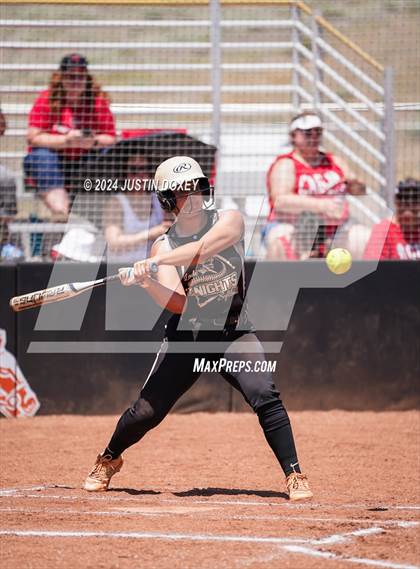 Thumbnail 1 in Round Mountain vs. Carlin (NIAA Class 1A State Playoff Game 4) photogallery.