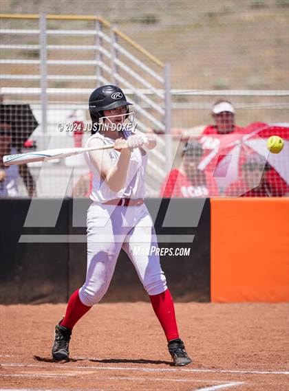 Thumbnail 2 in Round Mountain vs. Carlin (NIAA Class 1A State Playoff Game 4) photogallery.
