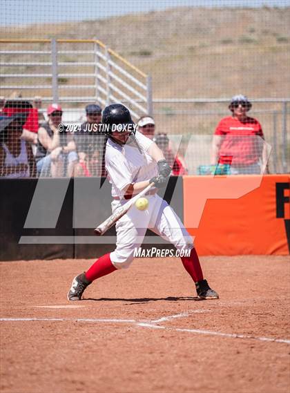 Thumbnail 1 in Round Mountain vs. Carlin (NIAA Class 1A State Playoff Game 4) photogallery.