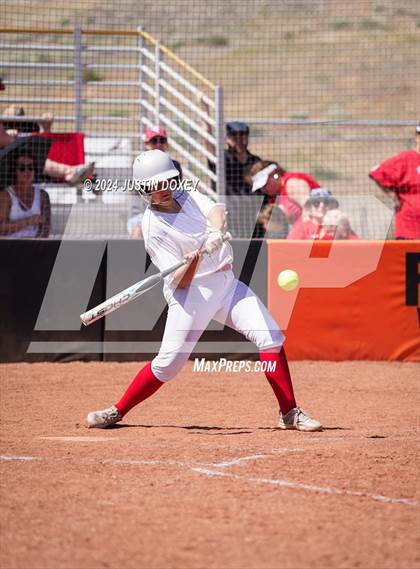 Thumbnail 1 in Round Mountain vs. Carlin (NIAA Class 1A State Playoff Game 4) photogallery.