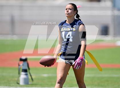 Thumbnail 2 in Crean Lutheran vs. Mission Viejo (Socal Showcase) photogallery.