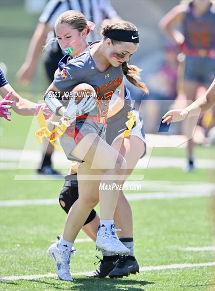 Thumbnail 3 in Crean Lutheran vs. Mission Viejo (Socal Showcase) photogallery.