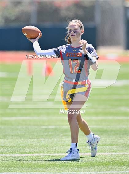 Thumbnail 2 in Crean Lutheran vs. Mission Viejo (Socal Showcase) photogallery.