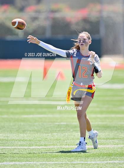 Thumbnail 3 in Crean Lutheran vs. Mission Viejo (Socal Showcase) photogallery.