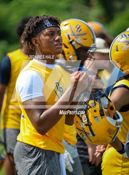 Thumbnail 1 in Mills University Studies vs Olive Branch (U of Memphis 7v7) photogallery.