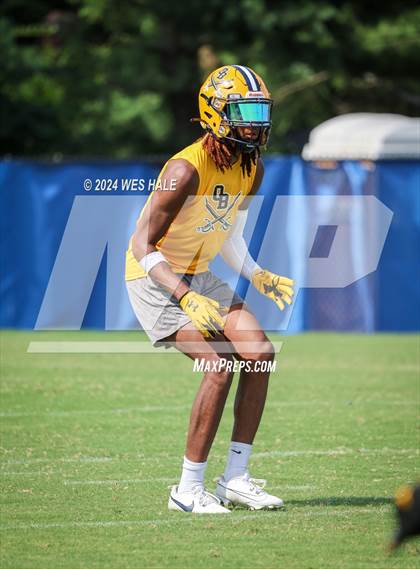 Thumbnail 2 in Mills University Studies vs Olive Branch (U of Memphis 7v7) photogallery.
