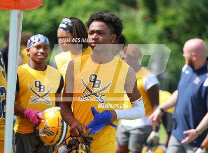 Thumbnail 3 in Mills University Studies vs Olive Branch (U of Memphis 7v7) photogallery.