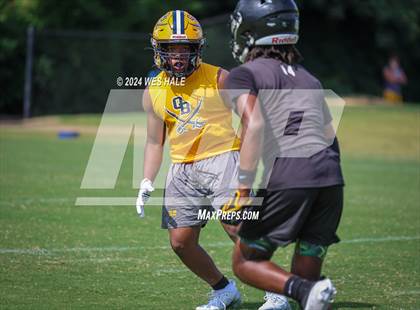 Thumbnail 2 in Mills University Studies vs Olive Branch (U of Memphis 7v7) photogallery.
