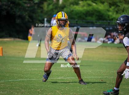 Thumbnail 3 in Mills University Studies vs Olive Branch (U of Memphis 7v7) photogallery.