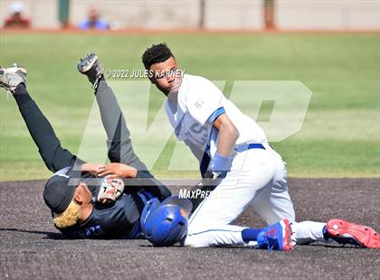 Thumbnail 2 in Basic vs Bishop Gorman (NIAA 5A Southern Regional Championship Game 1) photogallery.