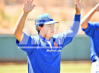 Thumbnail 2 in Basic vs Bishop Gorman (NIAA 5A Southern Regional Championship Game 1) photogallery.