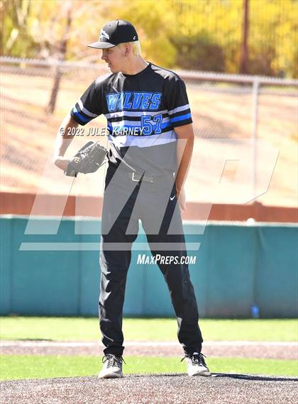 Thumbnail 1 in Basic vs Bishop Gorman (NIAA 5A Southern Regional Championship Game 1) photogallery.
