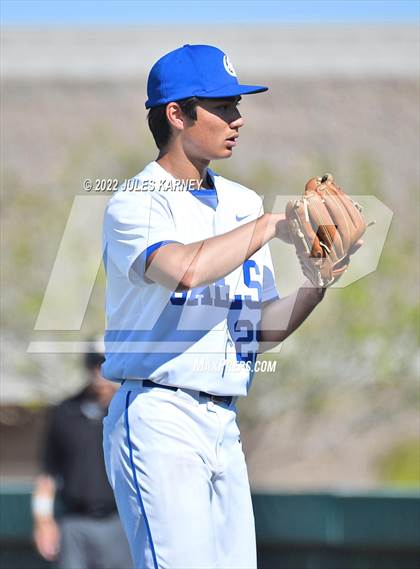 Thumbnail 1 in Basic vs Bishop Gorman (NIAA 5A Southern Regional Championship Game 1) photogallery.