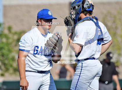 Thumbnail 2 in Basic vs Bishop Gorman (NIAA 5A Southern Regional Championship Game 1) photogallery.