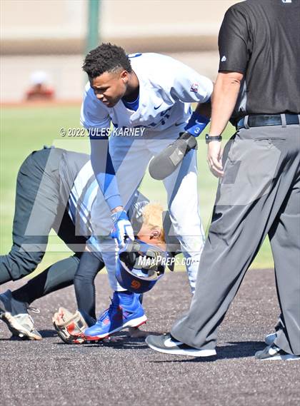 Thumbnail 1 in Basic vs Bishop Gorman (NIAA 5A Southern Regional Championship Game 1) photogallery.