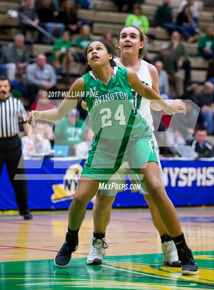 Thumbnail 3 in Seton Catholic Central vs. Irvington (NYSPHSAA Class B Final) photogallery.