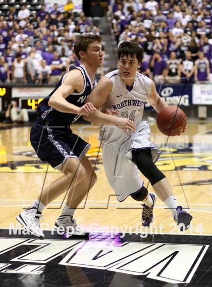 Thumbnail 2 in Blue Valley North vs. Blue Valley Northwest (KSHSAA 6A Final) photogallery.