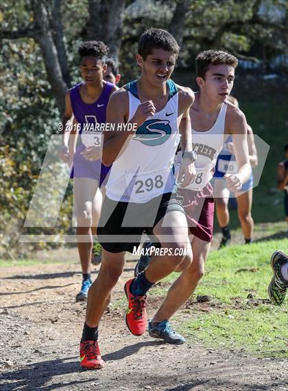 Thumbnail 1 in CIF SJS Cross Country Championships (D1 Boys) photogallery.