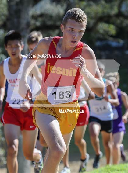 Thumbnail 3 in CIF SJS Cross Country Championships (D1 Boys) photogallery.