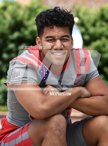 Thumbnail 2 in Mater Dei (Preseason Football Photoshoot) photogallery.